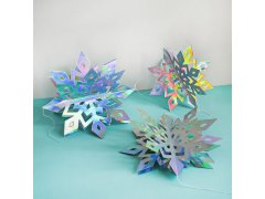 Závěsná dekorace sněhové vločky 6 ks 9