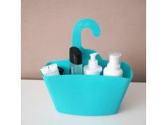 Závěsný box na koupelnové doplňky - modrý 5
