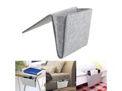 Závěsný kapsář / organizér na postel - šedivý 7