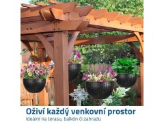 Závěsný květináč - průměr 17 cm 2