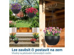 Závěsný květináč - průměr 26 cm 3