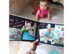 Zážitkový deník/dětské fotoalbum + kreativní sada samolepek 2
