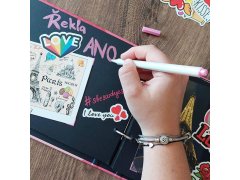 Zážitkový deník/fotoalbum pro páry + kreativní sada samolepek 5