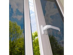 Zrcadlová fólie na okna 200 cm - šedá 5