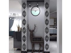 Zrcadlové samolepky ornamenty 10 ks - černé 7