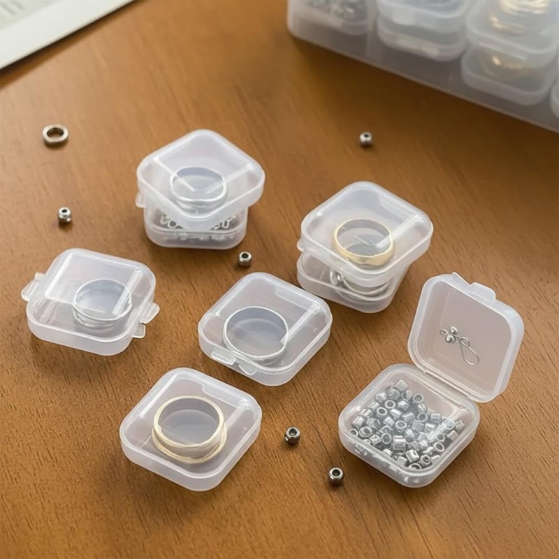 5 ks Mini úložná krabička 3,5 x 3,5 cm - Dárky