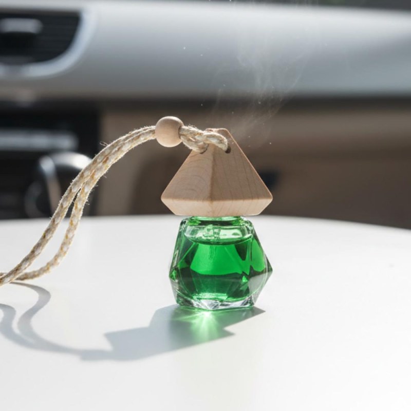 Aroma lahvička do auta - zelená - Dárky
