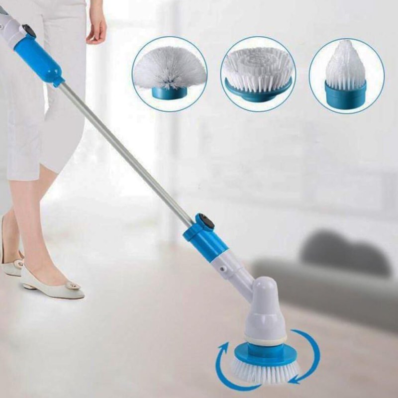 Bezdrátový čistící kartáč + 3 nástavce, prodlužovací rukojeť - Dárky