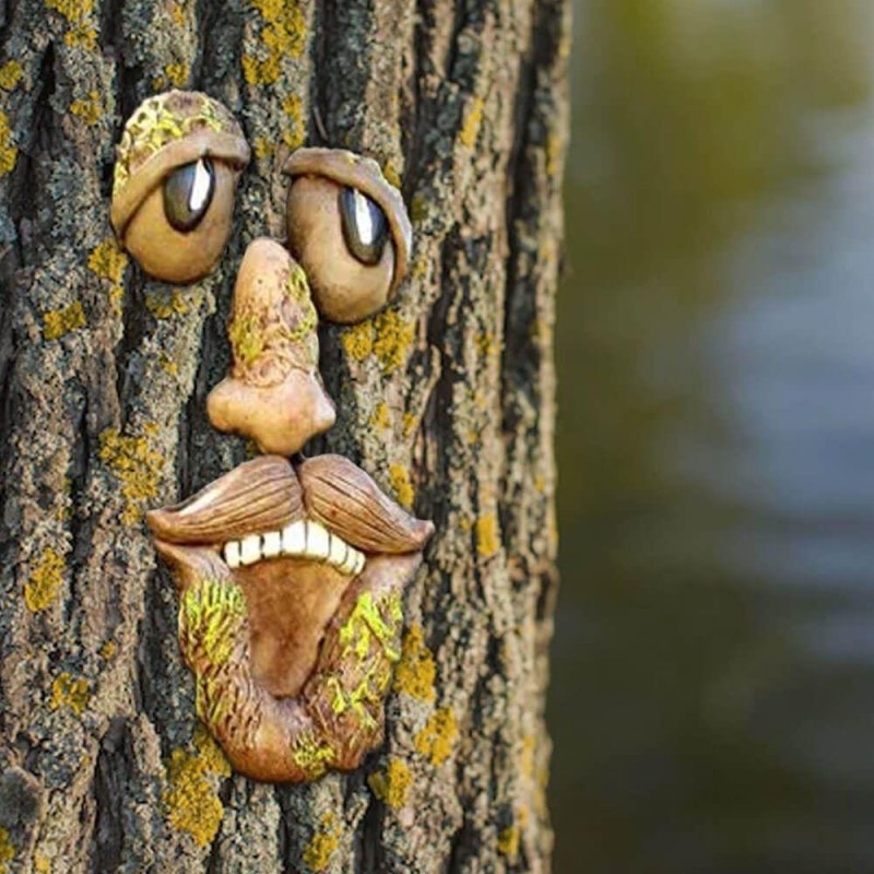 Dekorace na strom - veselý obličej - Dárky