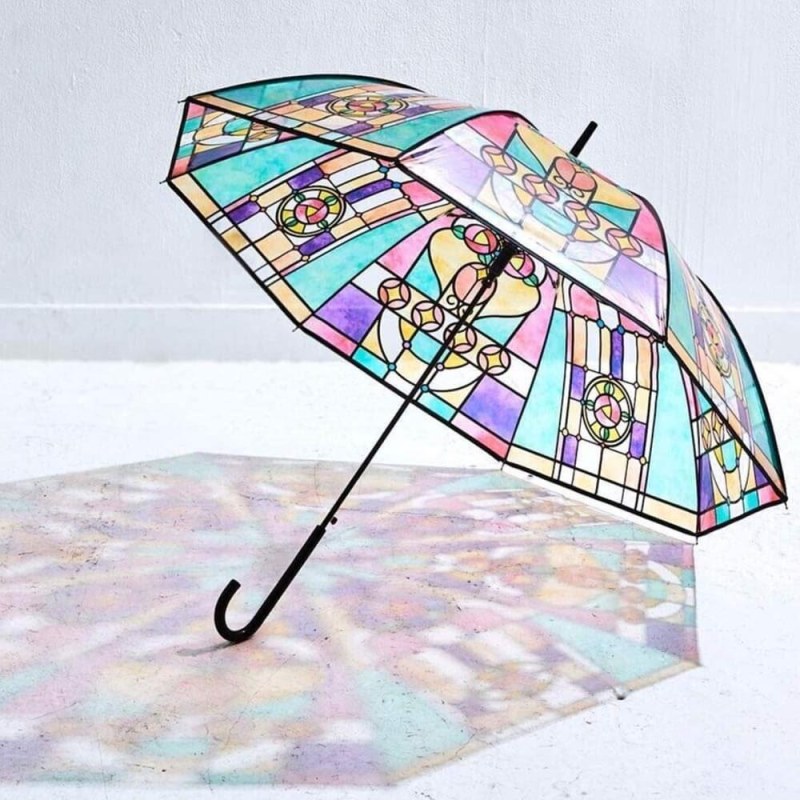 Deštník se vzorem - vitráž - Dárky