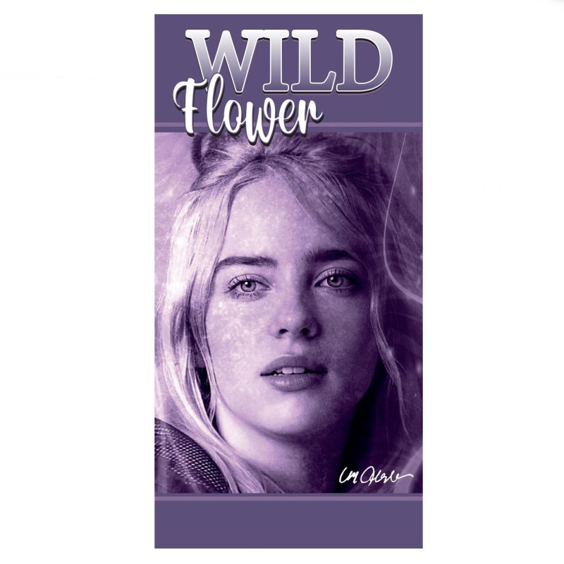 Dětská osuška 70x140 cm - Billie Eilish Wildflower Dětská osuška 70x140 cm - Billie Eilish Wildflower - Dárky