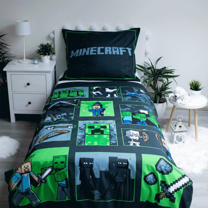Dětské povlečení - Minecraft Mód Přežití