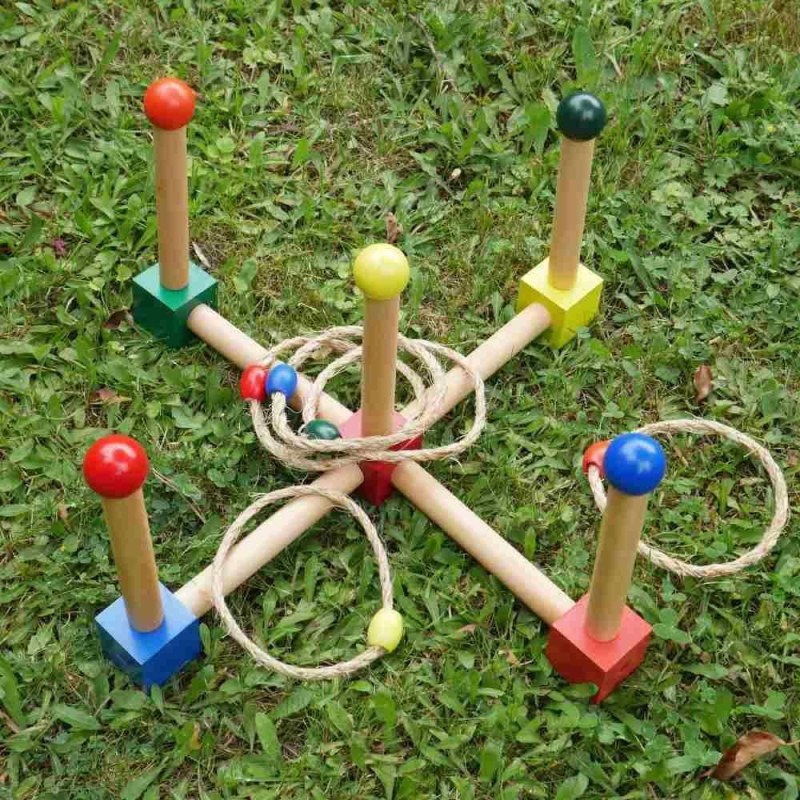 Dřevěná hra házení kroužků - Dárky