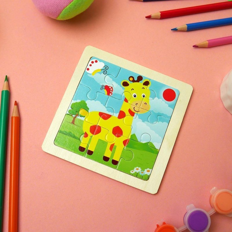 Dřevěné puzzle pro děti - žirafa Dřevěné puzzle pro děti - žirafa - Dárky