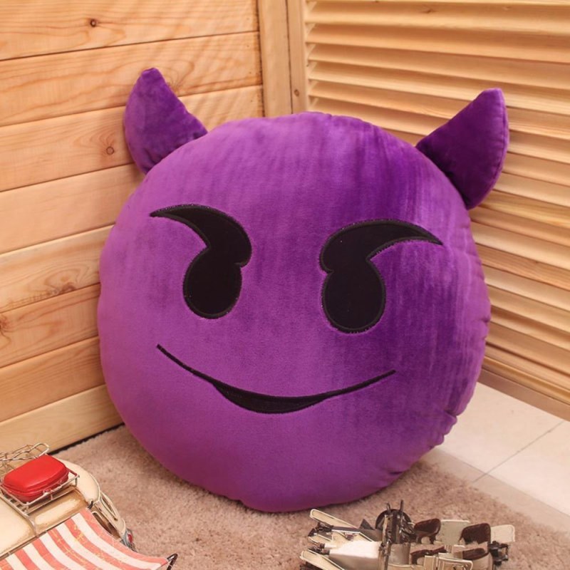 Emoji polštář - ďáblík - Dárky