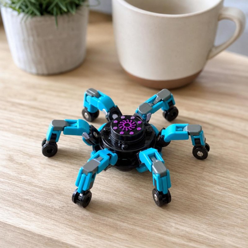 Fidget spinner robot/pavouk 2v1