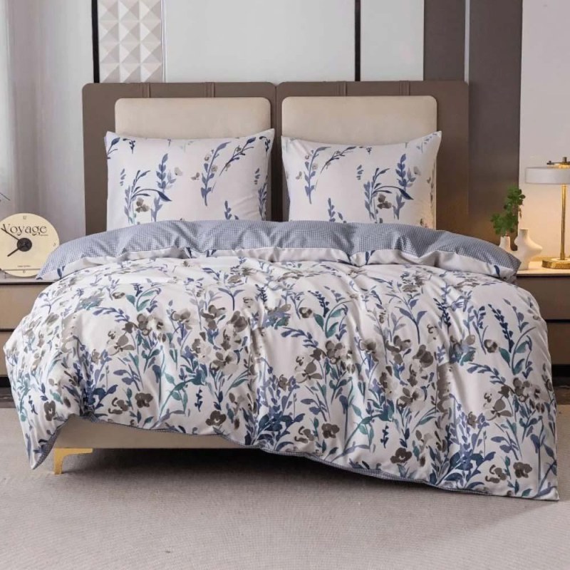 Flanelové povlečení z&nbsp;mikrovlákna - květinová elegance - Dárky