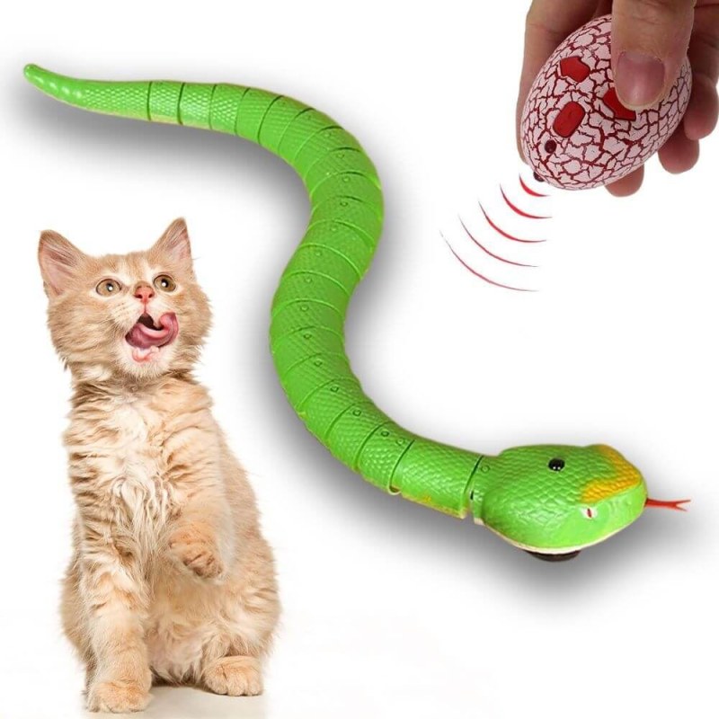 Hračka pro kočky - had