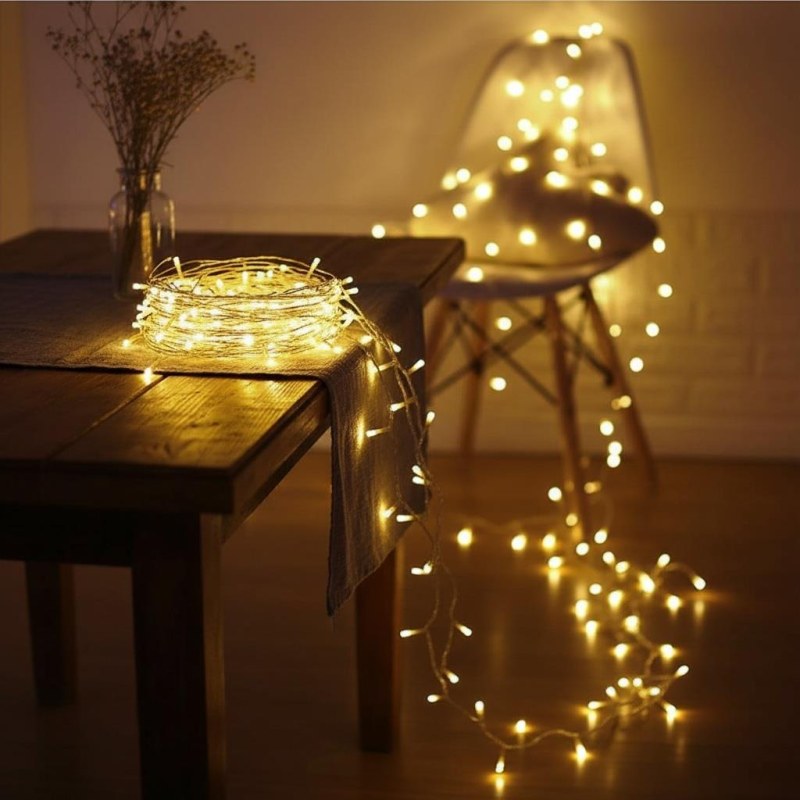 LED světelný řetěz 9 m - Dárky