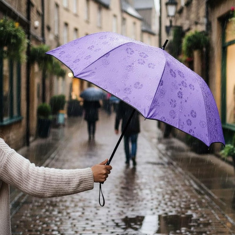 Magický deštník skládací - fialový - Dárky