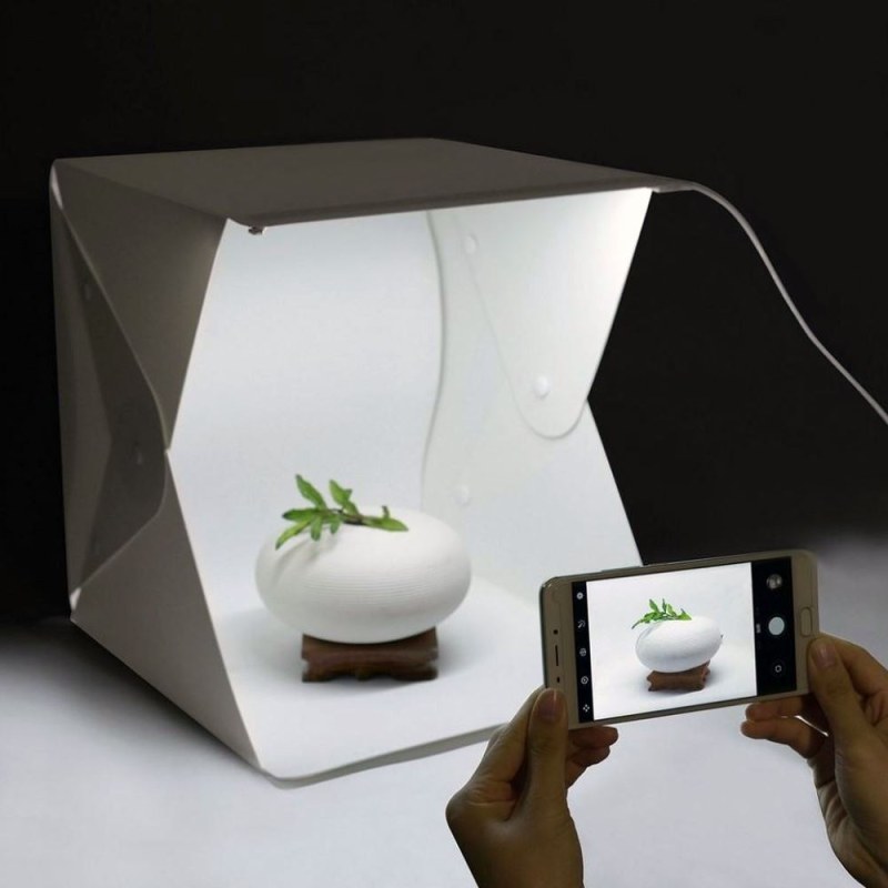 Mini fotobox s LED osvětlením - Dárky