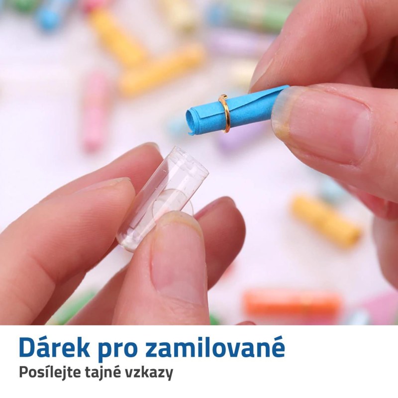 Mini kapsle na vzkazy 50 ks - Dárky