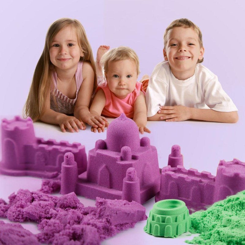 Modelovací tekutý písek mega set 2000 g - plastový kyblík - Dárky