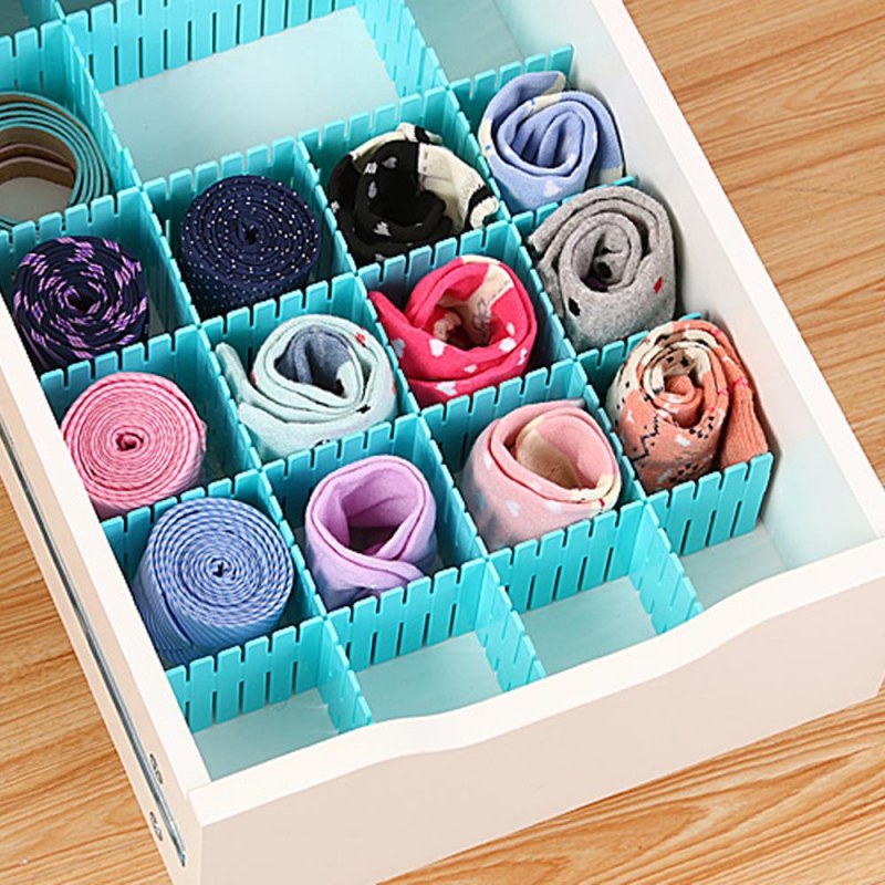 Nastavitelné přepážky do zásuvky 4 ks