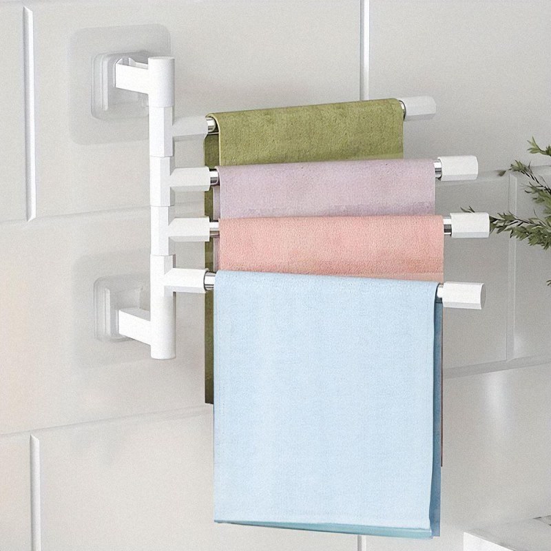 Otočný nalepovací sušák na 4 utěrky - Dárky