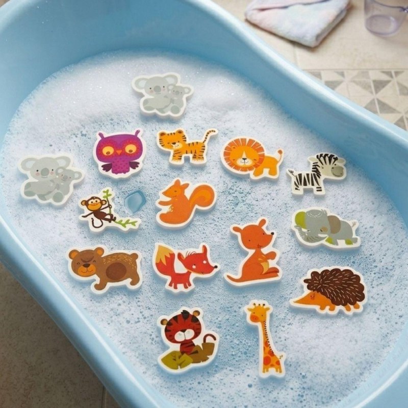 Pěnová zvířátka do vany 15 ks - Dárky