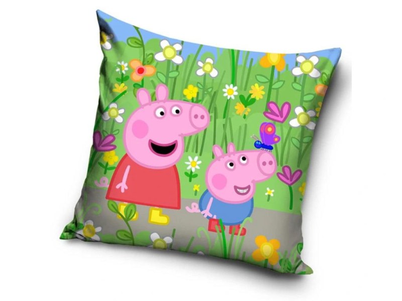Povlak na polštářek 40x40 cm - Prasátko Peppa a&nbsp;Tom - Dárky