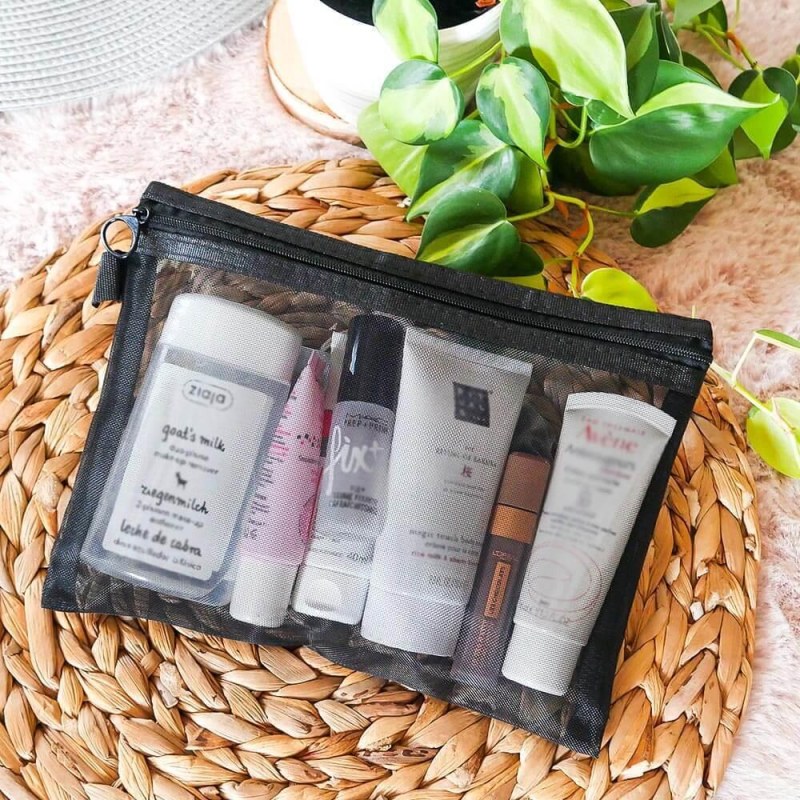 Průhledná kosmetická taštička se zipem - Dárky