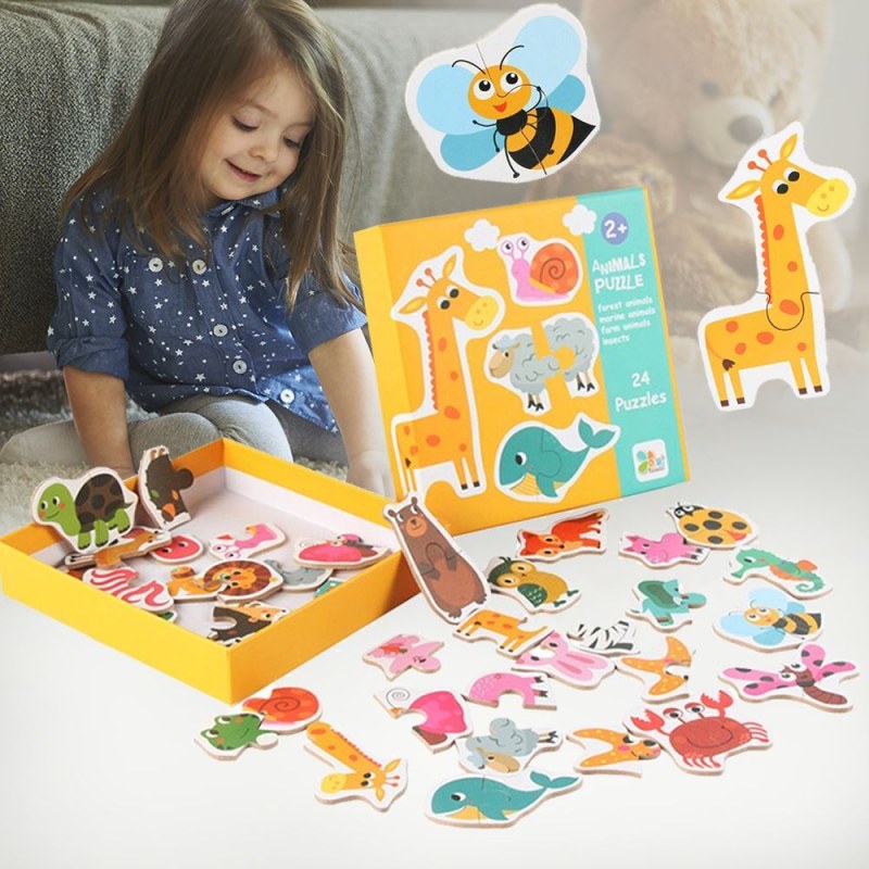 Puzzle pro děti - zvířátka