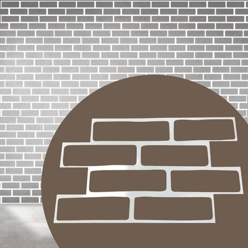 Šablony na zeď 4 ks - cihly - Dárky