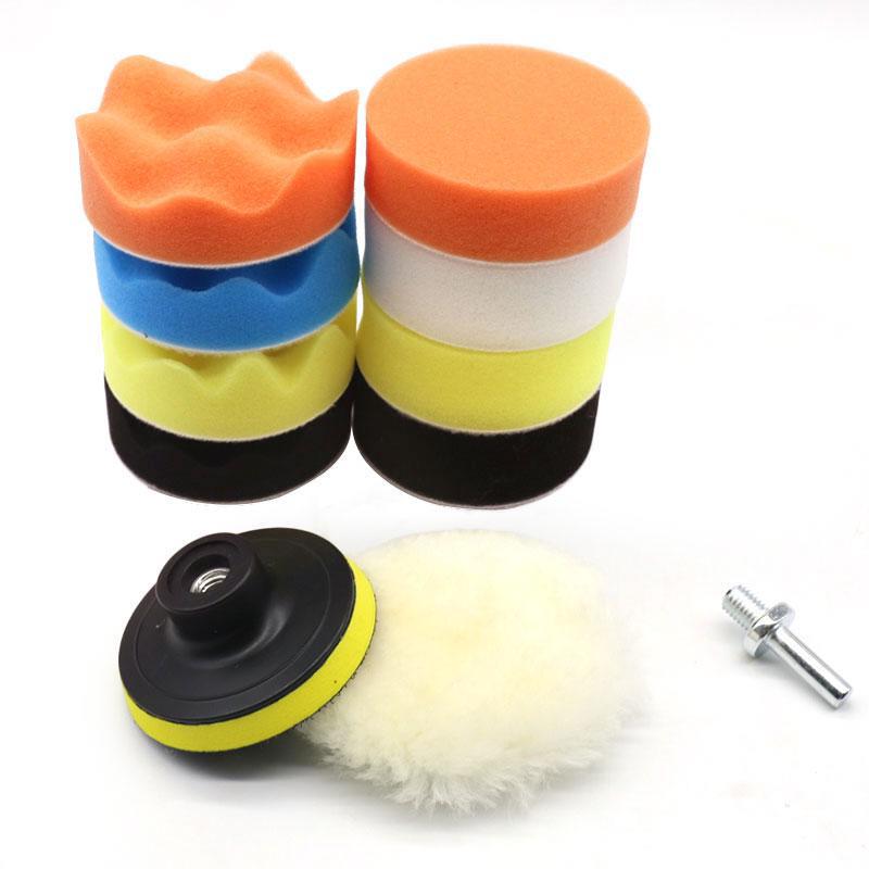 Sada leštících kotoučů na vrtačku 10 ks - průměr 10 cm - Dárky