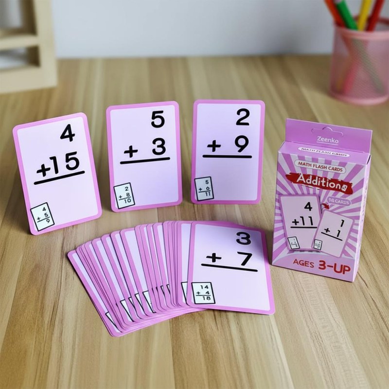 Sada matematických kartiček 36 ks - sčítání - Dárky