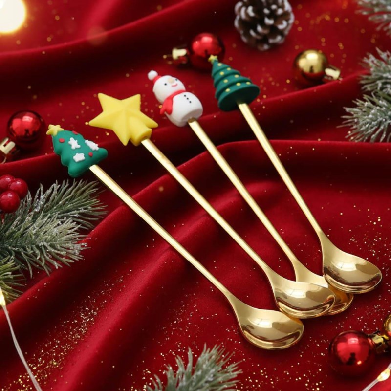 Sada vánočních lžiček v&nbsp;dárkové krabiččce 4 ks - Dárky