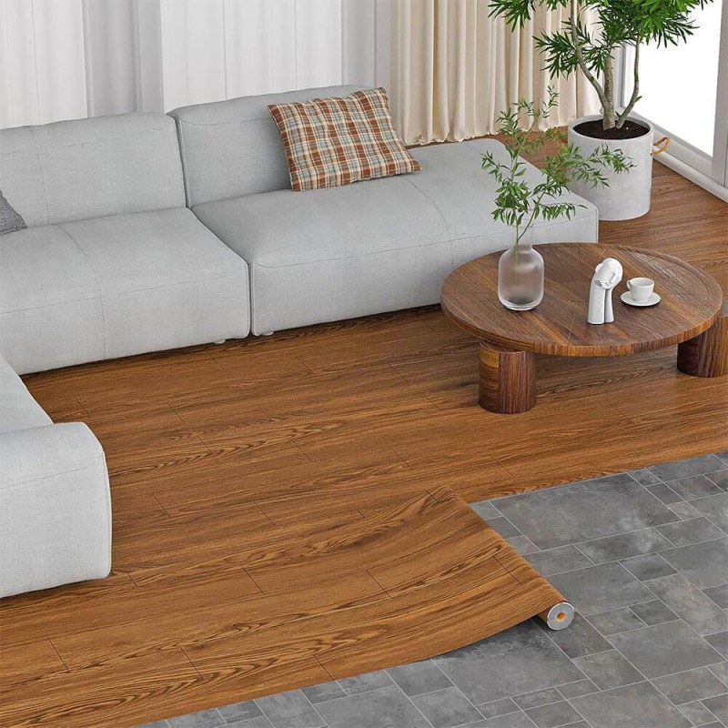 Samolepicí podlaha 200x60 cm - tmavé dřevo Samolepicí podlaha 200x60 cm - tmavé dřevo - Dárky