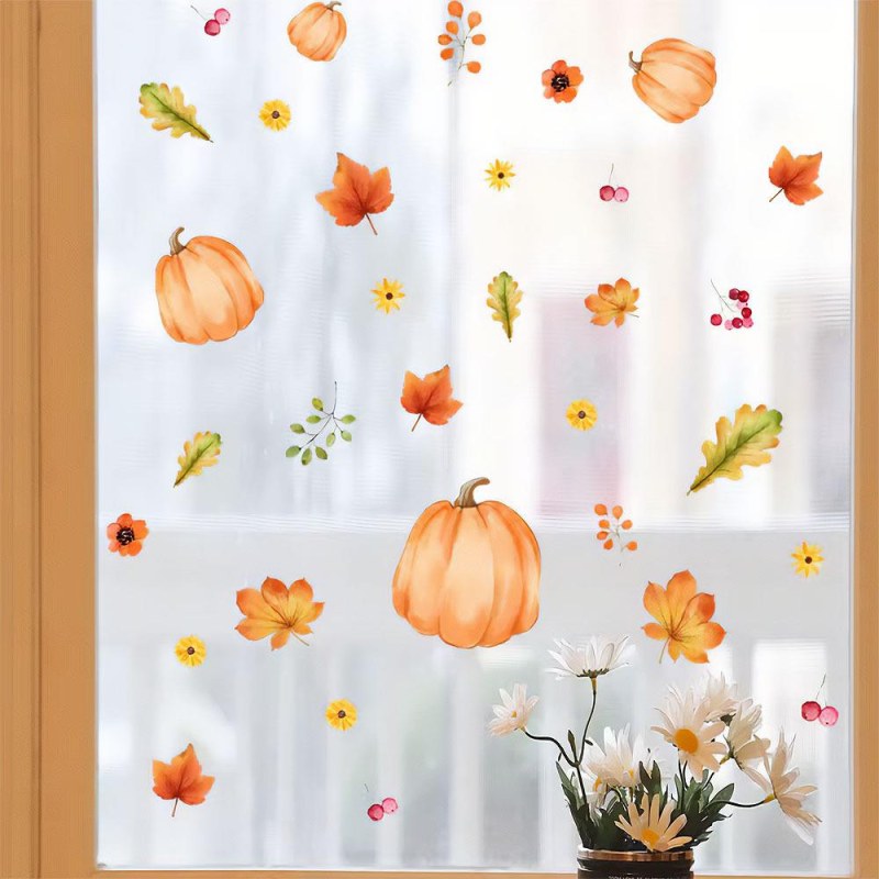 Samolepky na okno - podzimní nálada - Dárky