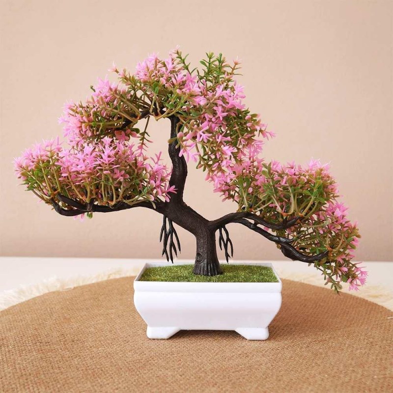Umělá bonsai - růžová - Dárky