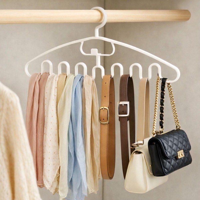 Víceúčelové ramínko na šátky a&nbsp;pásky - Dárky