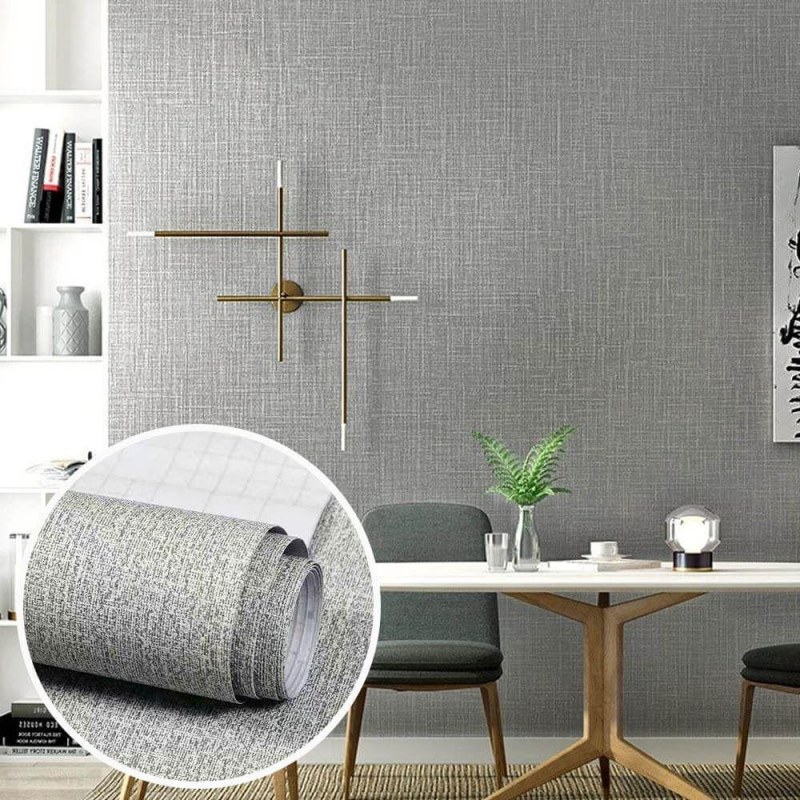 Vinylová tapeta na zeď 300 cm - šedá - Dárky