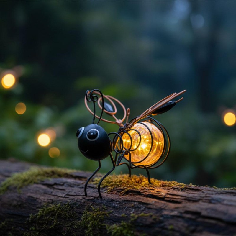 Zahradní dekorace solární včelka