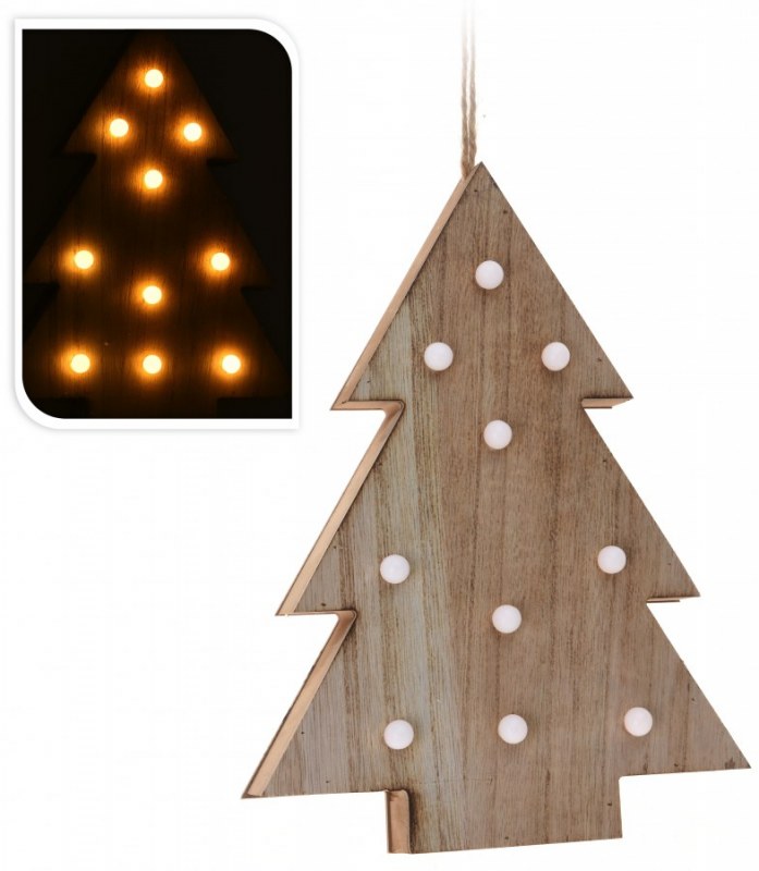 Svítící stromeček - led - 30cm - Vánoční dekorace