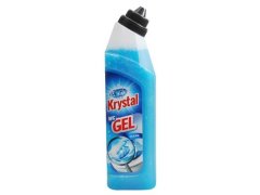 Krystal wc gel modrý 750ml s košíčkem