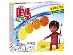 Dr.Devil WC PUSH Pull gel 2x20g Lemon