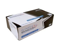 Rukavice nitril XL bílé 100ks nepudrované