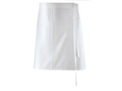 Zástěra do pasu 90x75cm pogumovaná bílá