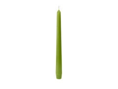 Svíčka 25cm Listově zelená 1ks