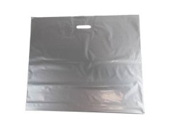 Taška 55x55cm s průhmatem stříbrná 100ks